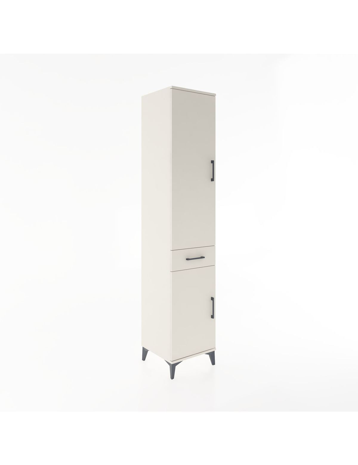 Hyperion Dolap 3 Raflı Tek Çekmeceli Tek Askılı 44x44x221 Aytaşı-Aytaşı