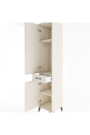 Hyperion Dolap 3 Raflı Tek Çekmeceli Tek Askılı 44x44x221 Aytaşı-Aytaşı