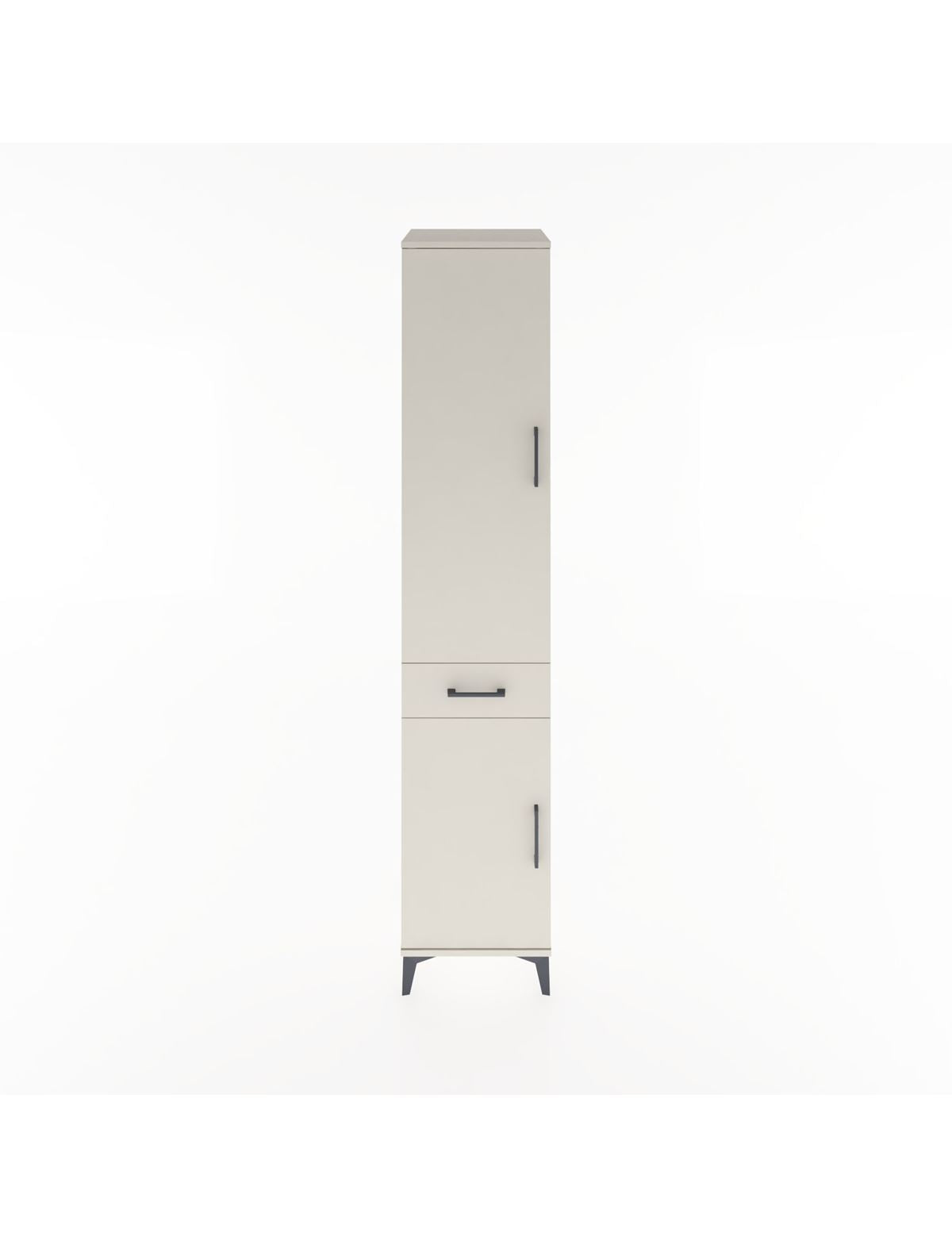 Hyperion Dolap 4 Raflı Tek Çekmeceli 2 Kapaklı 44x44x221 Aytaşı-Aytaşı