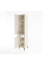 Hyperion Dolap 4 Raflı Tek Çekmeceli 2 Kapaklı 44x44x221 Aytaşı-Aytaşı