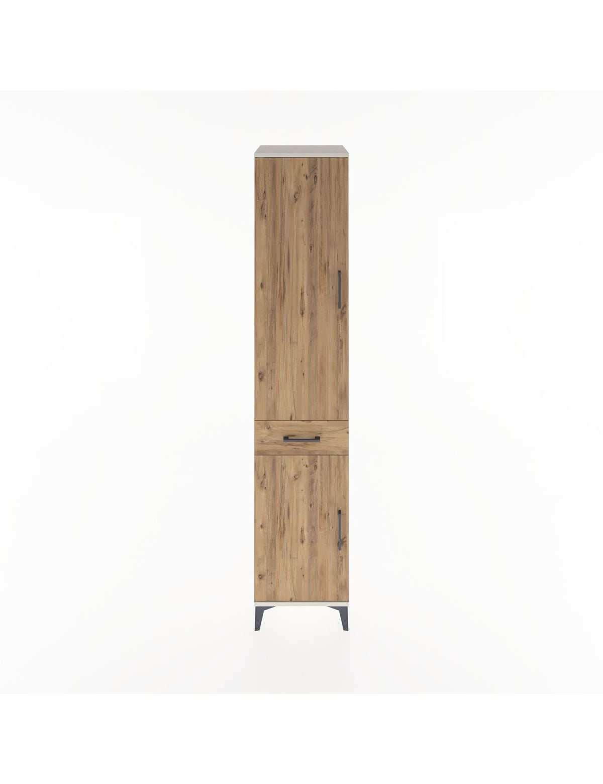 Hyperion Dolap 4 Raflı Tek Çekmeceli 2 Kapaklı 44x44x221 Aytaşı-Çam