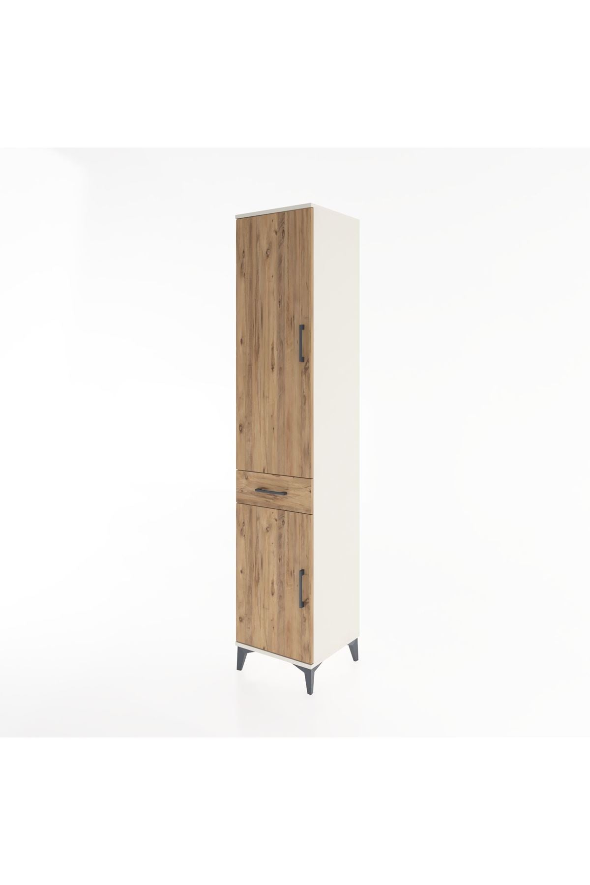 Hyperion Dolap 4 Raflı Tek Çekmeceli 2 Kapaklı 44x44x221 Aytaşı-Çam