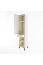 Hyperion Dolap 3 Raflı Tek Çekmeceli Tek Askılı 44x44x221 Aytaşı-Aytaşı