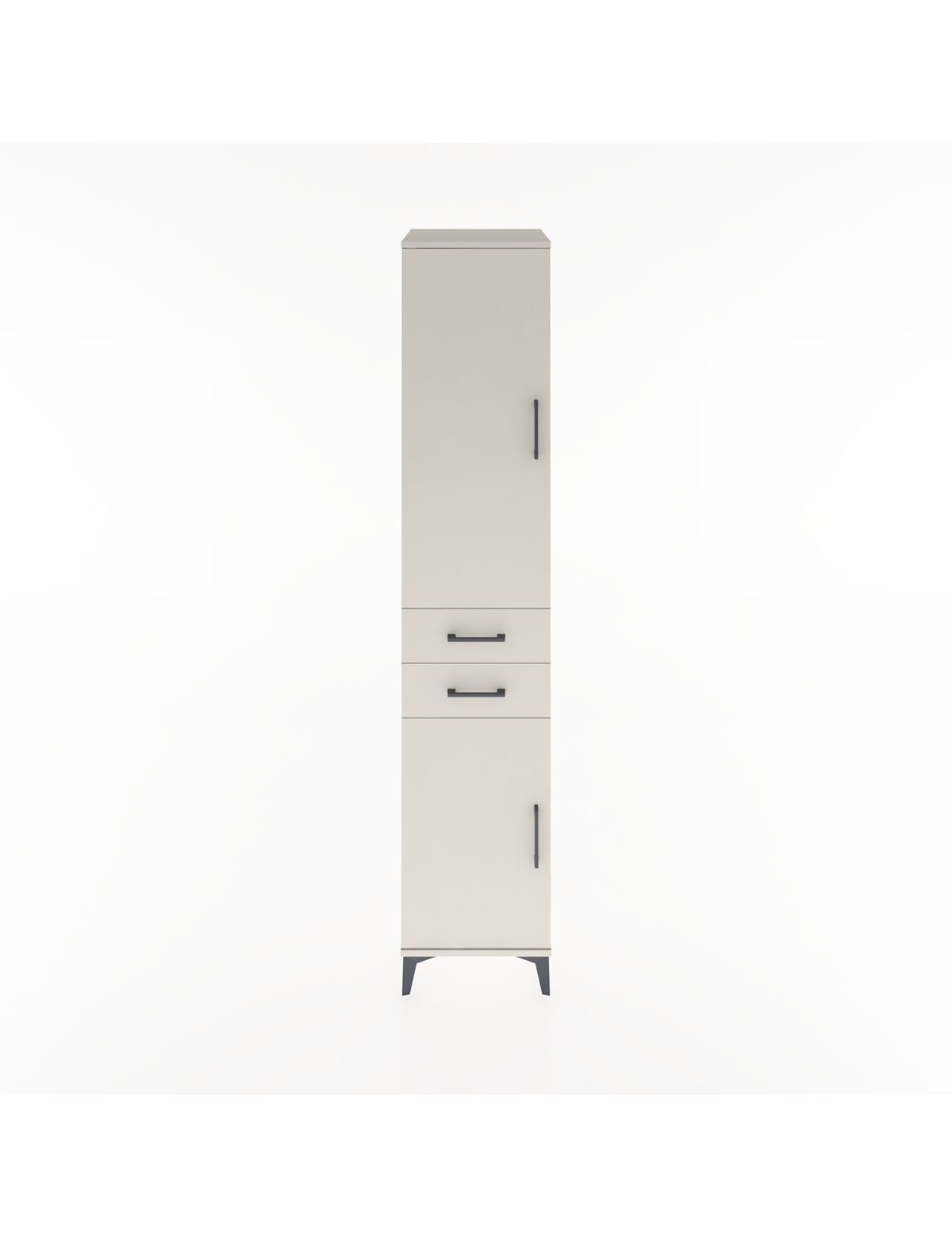 Hyperion Dolap 3 Raflı 2 Çekmeceli Tek Askılı 44x44x221 Aytaşı-Aytaşı