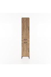 Hyperion Dolap 3 Raflı 2 Çekmeceli Tek Askılı 44x44x221 Çam-Çam