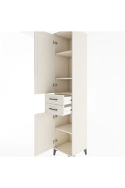 Hyperion Dolap 4 Raflı 2 Çekmeceli 2 Kapaklı 44x44x221 Aytaşı-Aytaşı