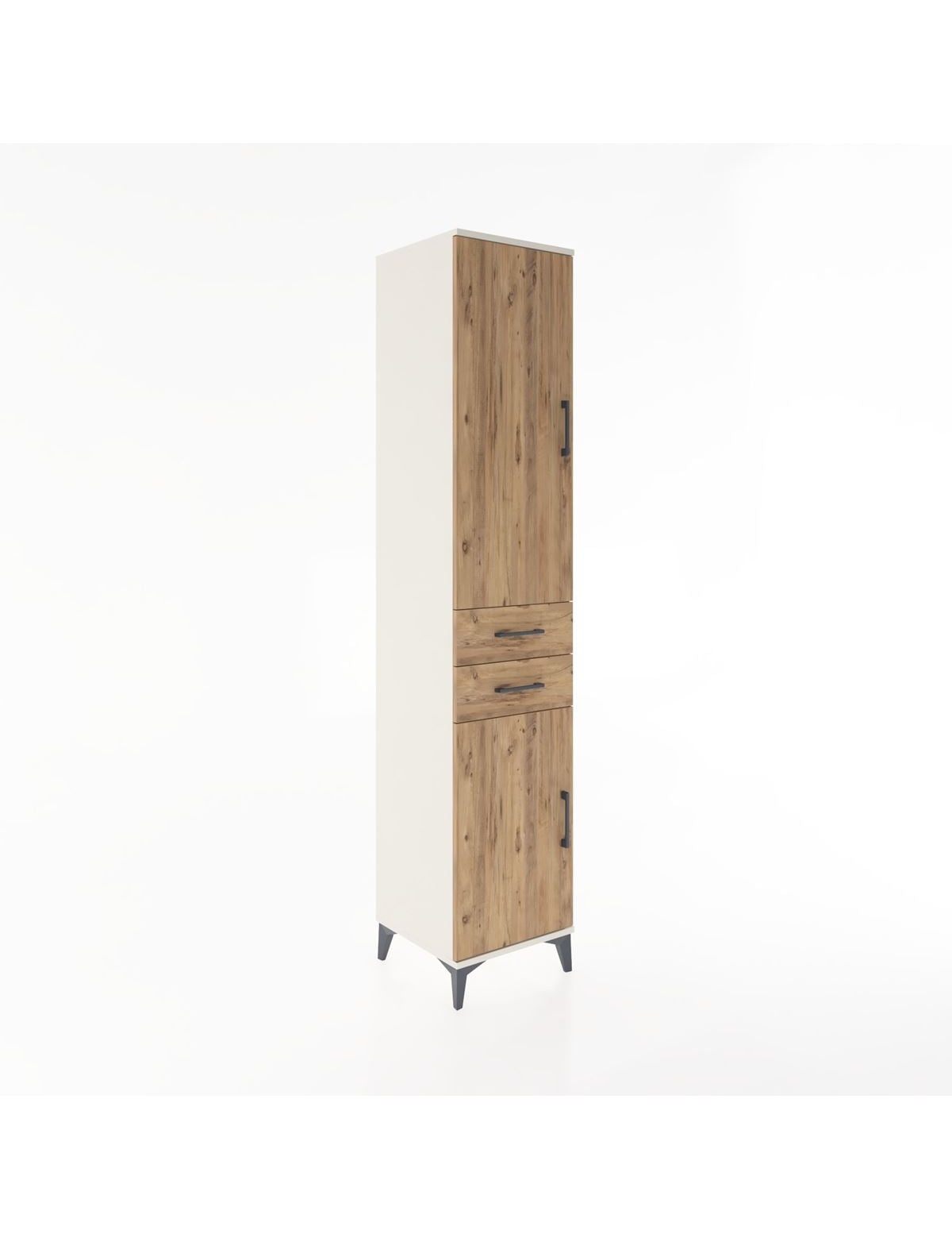 Hyperion Dolap 4 Raflı 2 Çekmeceli 2 Kapaklı 44x44x221 Aytaşı-Çam