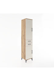 Hyperion Dolap 4 Raflı 2 Çekmeceli 2 Kapaklı 44x44x221 Çam-Aytaşı