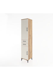Hyperion Dolap 4 Raflı 2 Çekmeceli 2 Kapaklı 44x44x221 Çam-Aytaşı