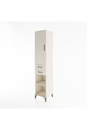 Hyperion Dolap 4 Raflı 2 Çekmeceli Tek Kapaklı 44x44x221 - S61M185V1B