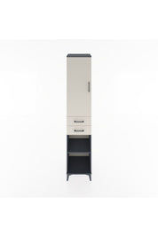 Hyperion Dolap 4 Raflı 2 Çekmeceli Tek Kapaklı 44x44x221 - S61M185V4B