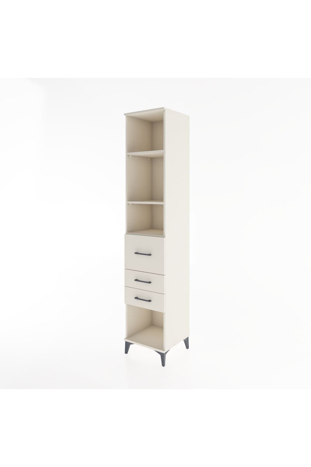 Hyperion Dolap 3 Raflı 3 Çekmeceli 44x44x221 - S61M186V1B