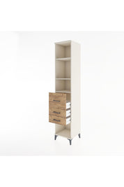 Hyperion Dolap 3 Raflı 3 Çekmeceli 44x44x221 - S61M186V3B