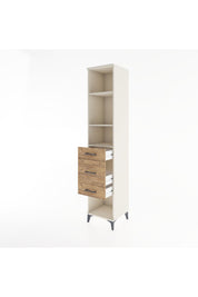 Hyperion Dolap 3 Raflı 3 Çekmeceli 44x44x221 - S61M187V3B