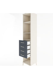 Hyperion Dolap 3 Raflı 4 Çekmeceli 44x44x221 - S61M190V2B
