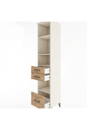 Hyperion Dolap 4 Raflı 3 Çekmeceli 44x44x221 - S61M191V3B