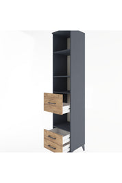 Hyperion Dolap 4 Raflı 3 Çekmeceli 44x44x221 - S61M192V6B