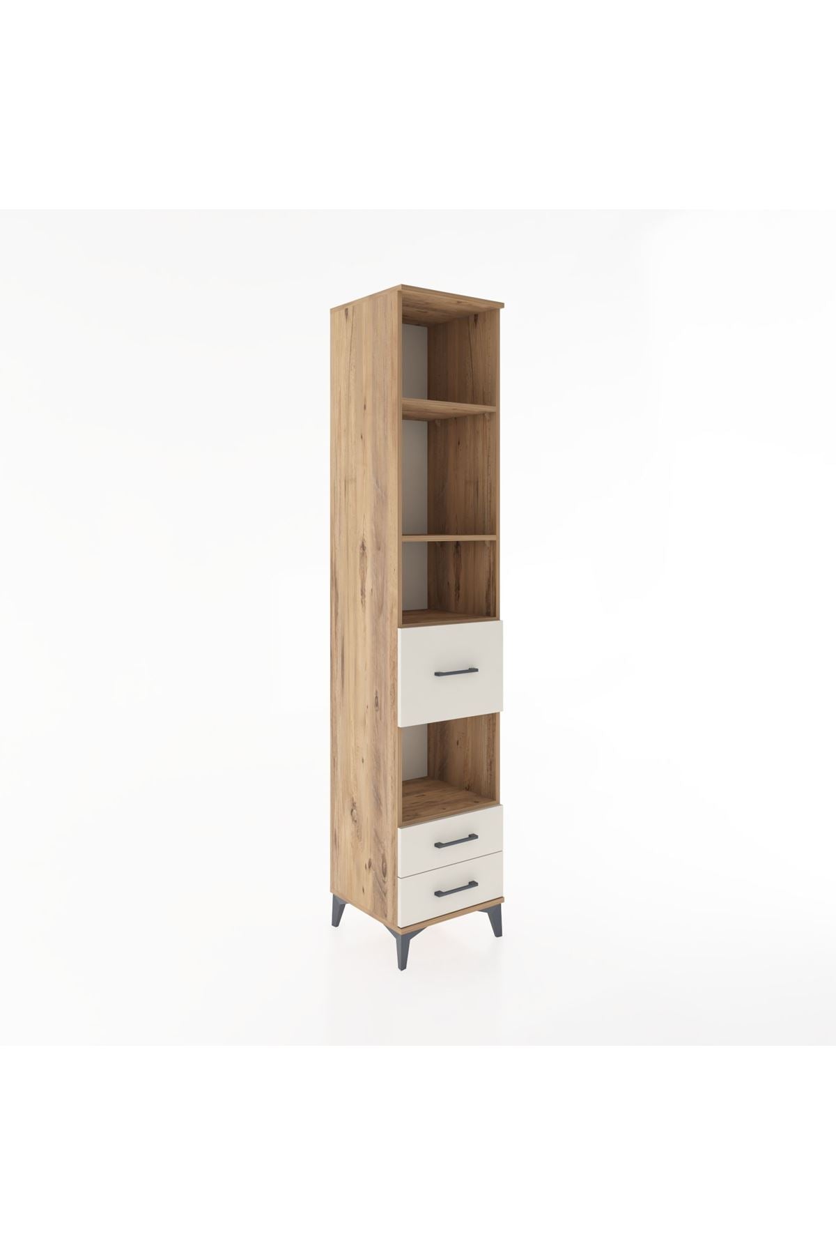 Hyperion Dolap 4 Raflı 3 Çekmeceli 44x44x221 - S61M192V7B