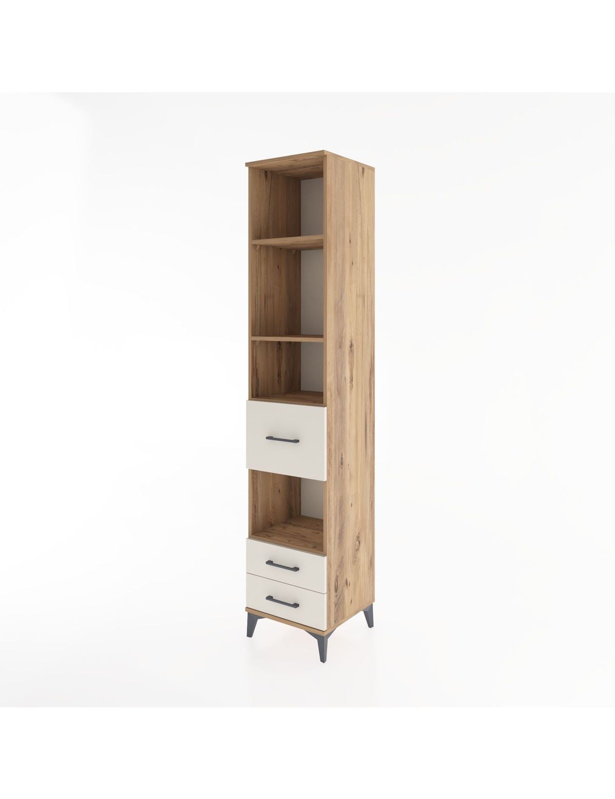 Hyperion Dolap 4 Raflı 3 Çekmeceli 44x44x221 - S61M192V7B