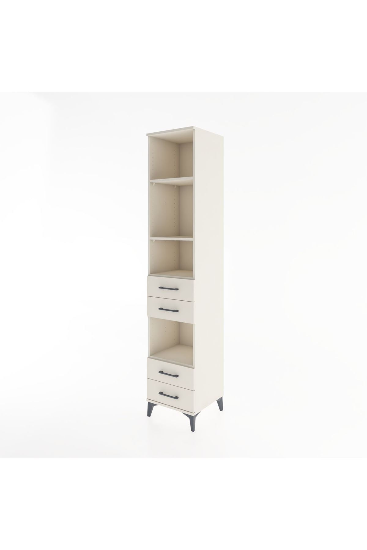 Hyperion Dolap 4 Raflı 4 Çekmeceli 44x44x221 Aytaşı-Aytaşı