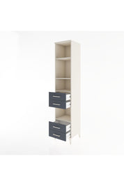 Hyperion Dolap 4 Raflı 4 Çekmeceli 44x44x221 Aytaşı-Antrasit