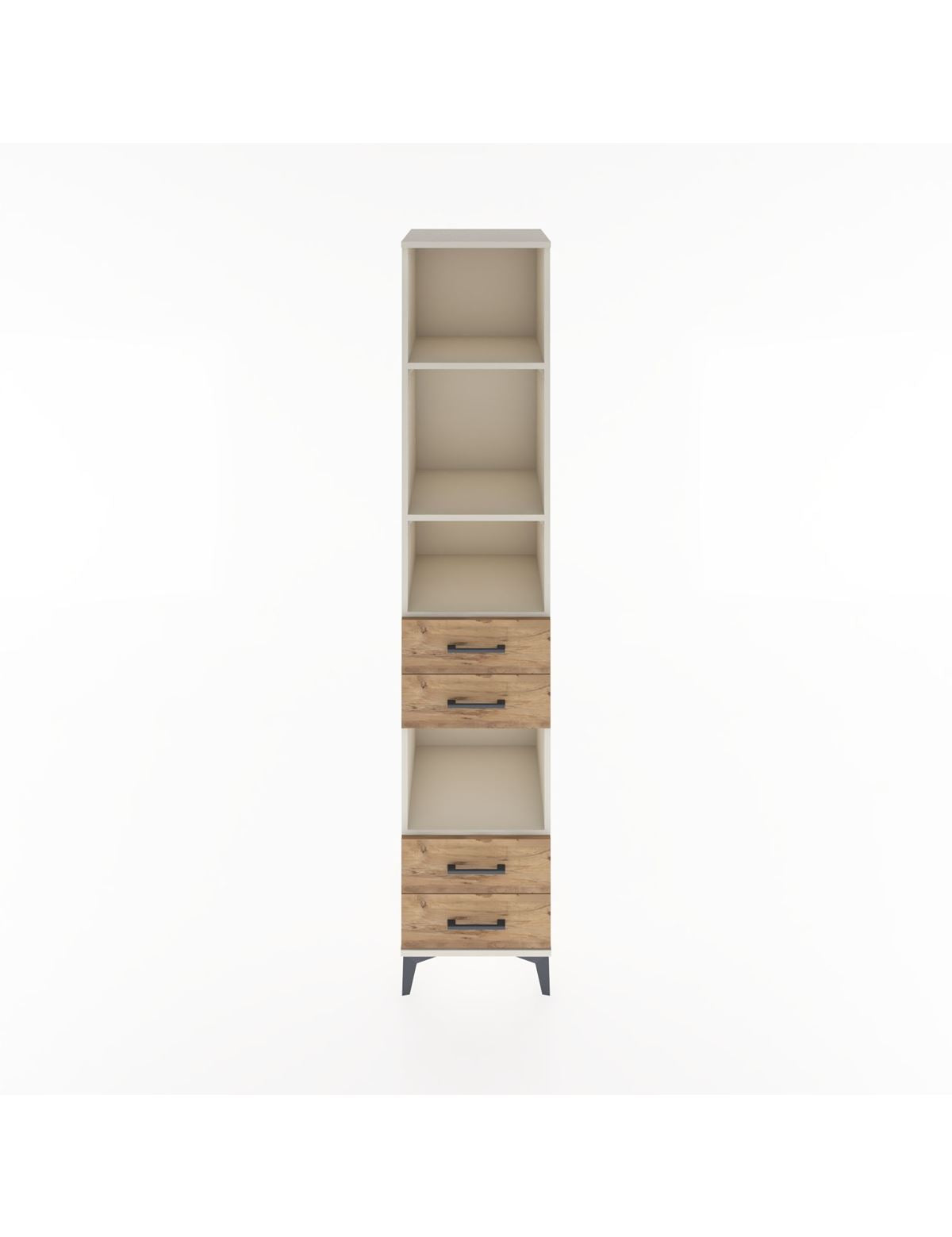 Hyperion Dolap 4 Raflı 4 Çekmeceli 44x44x221 Aytaşı-Çam