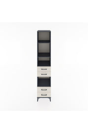 Hyperion Dolap 4 Raflı 4 Çekmeceli 44x44x221 Antrasit-Aytaşı