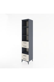 Hyperion Dolap 4 Raflı 4 Çekmeceli 44x44x221 Antrasit-Aytaşı