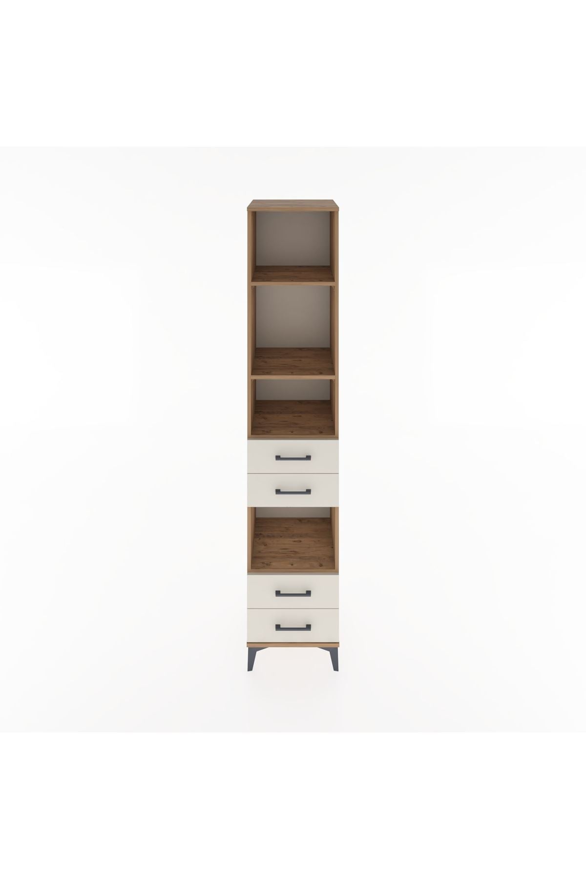 Hyperion Dolap 4 Raflı 4 Çekmeceli 44x44x221 Çam-Aytaşı