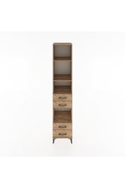 Hyperion Dolap 4 Raflı 4 Çekmeceli 44x44x221 Çam-Çam