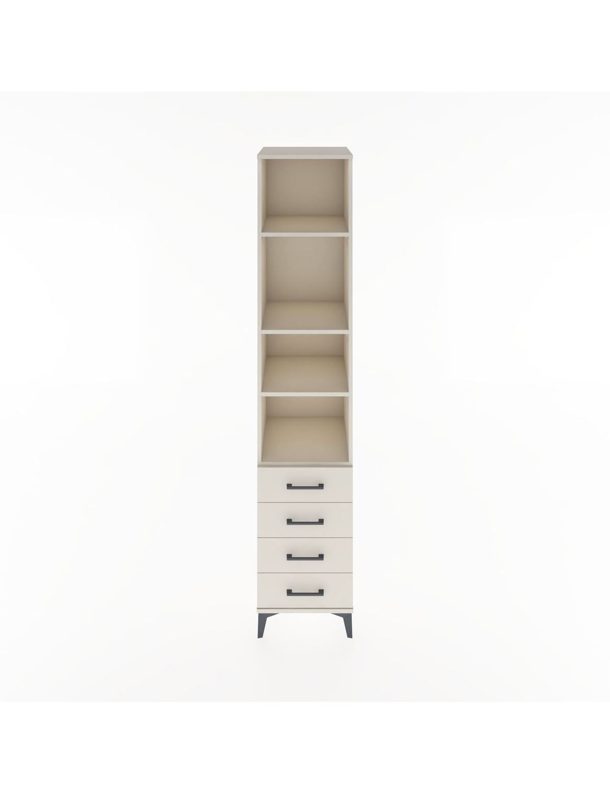 Hyperion Dolap 4 Raflı 4 Çekmeceli 44x44x221 Aytaşı-Aytaşı