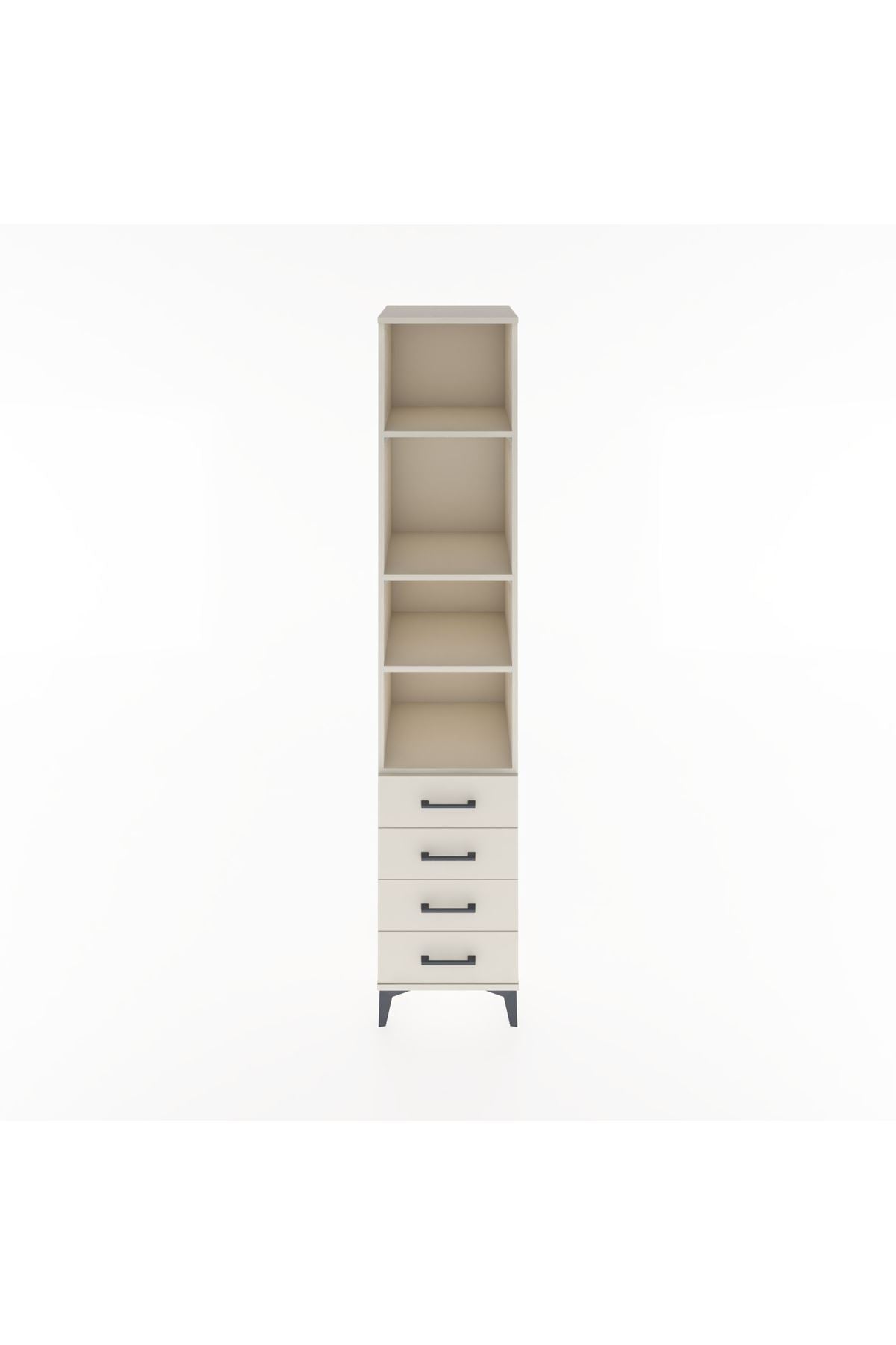 Hyperion Dolap 4 Raflı 4 Çekmeceli 44x44x221 Aytaşı-Aytaşı