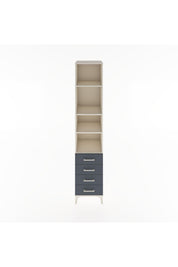 Hyperion Dolap 4 Raflı 4 Çekmeceli 44x44x221 Aytaşı-Antrasit