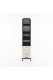 Hyperion Dolap 4 Raflı 4 Çekmeceli 44x44x221 Antrasit-Aytaşı