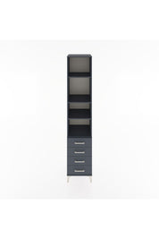 Hyperion Dolap 4 Raflı 4 Çekmeceli 44x44x221 Antrasit-Antrasit