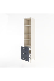 Hyperion Dolap 4 Raflı 3 Çekmeceli 44x44x221 - S61M196V2B