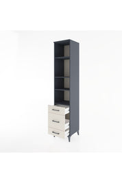 Hyperion Dolap 4 Raflı 3 Çekmeceli 44x44x221 - S61M196V4B