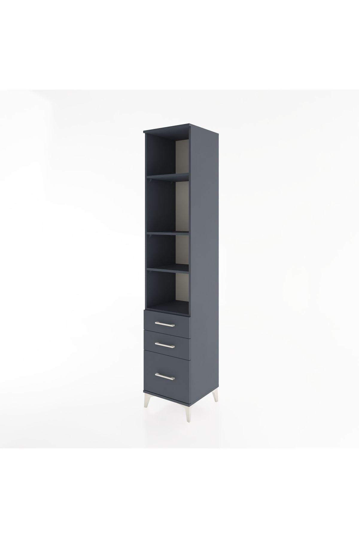 Hyperion Dolap 4 Raflı 3 Çekmeceli 44x44x221 - S61M197V5B
