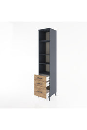 Hyperion Dolap 4 Raflı 3 Çekmeceli 44x44x221 - S61M197V6B