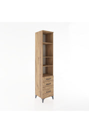 Hyperion Dolap 4 Raflı 3 Çekmeceli 44x44x221 - S61M197V9B