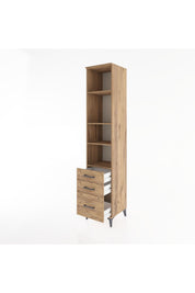 Hyperion Dolap 4 Raflı 3 Çekmeceli 44x44x221 - S61M197V9B
