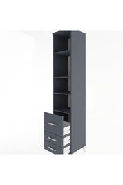 Hyperion Dolap 4 Raflı 3 Çekmeceli 44x44x221 - S61M198V5B