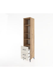 Hyperion Dolap 4 Raflı 3 Çekmeceli 44x44x221 - S61M198V7B