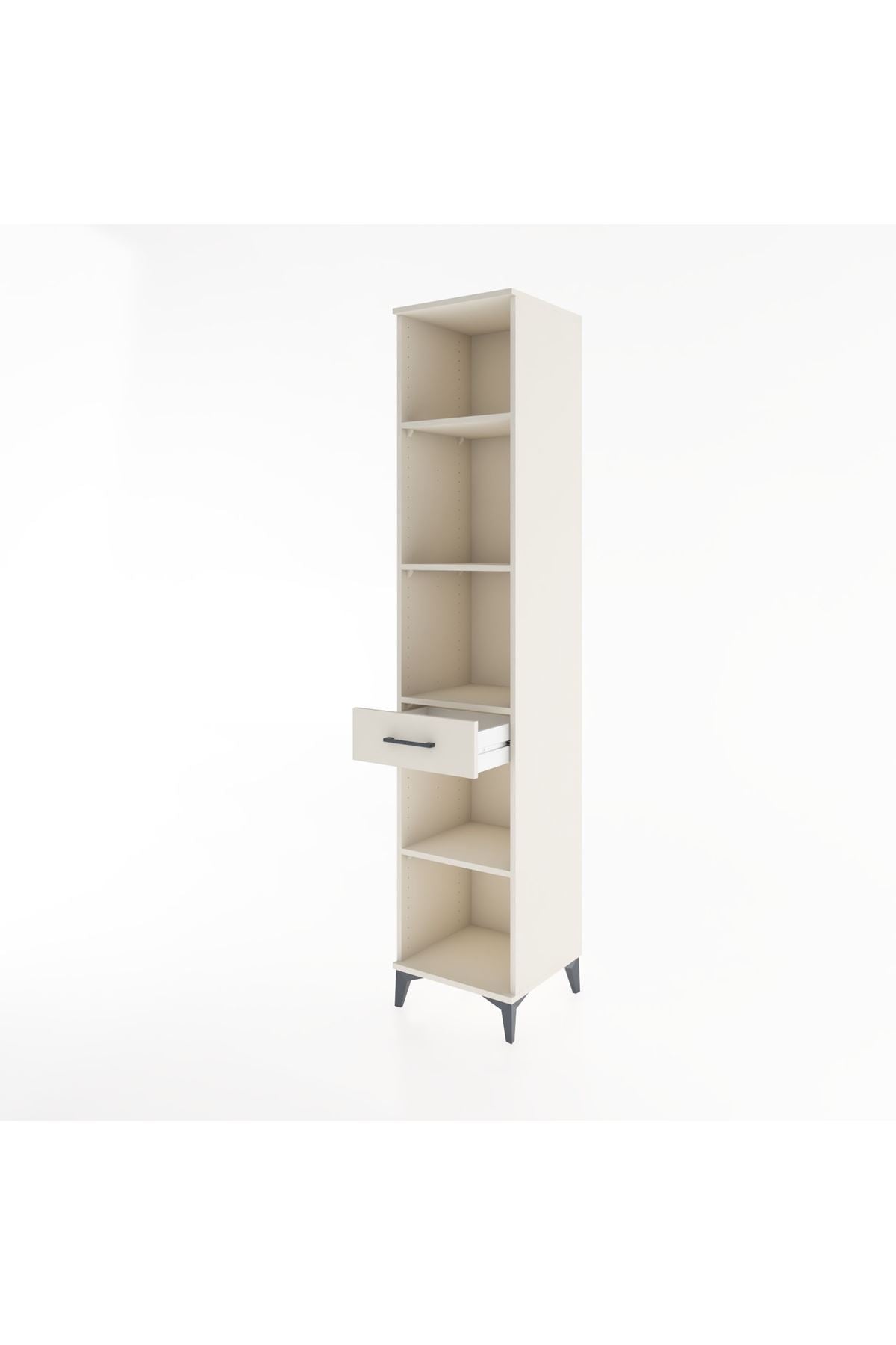 Hyperion Dolap 4 Raflı Tek Çekmeceli 44x44x221 - S61M200V1B