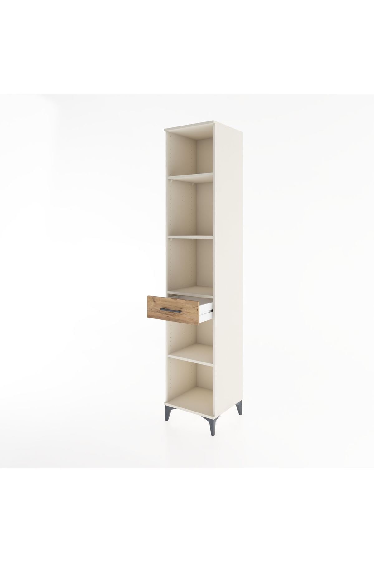 Hyperion Dolap 4 Raflı Tek Çekmeceli 44x44x221 - S61M200V3B