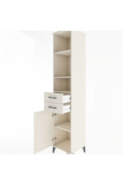 Hyperion Dolap 4 Raflı 2 Çekmeceli Tek Kapaklı 44x44x221 - S61M201V1B
