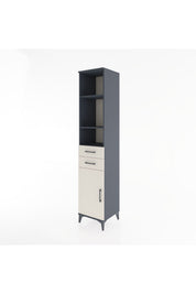 Hyperion Dolap 4 Raflı 2 Çekmeceli Tek Kapaklı 44x44x221 - S61M201V4B