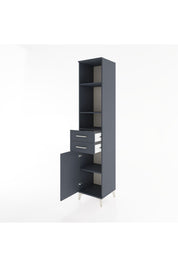Hyperion Dolap 4 Raflı 2 Çekmeceli Tek Kapaklı 44x44x221 - S61M201V5B
