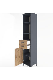 Hyperion Dolap 4 Raflı 2 Çekmeceli Tek Kapaklı 44x44x221 - S61M201V6B
