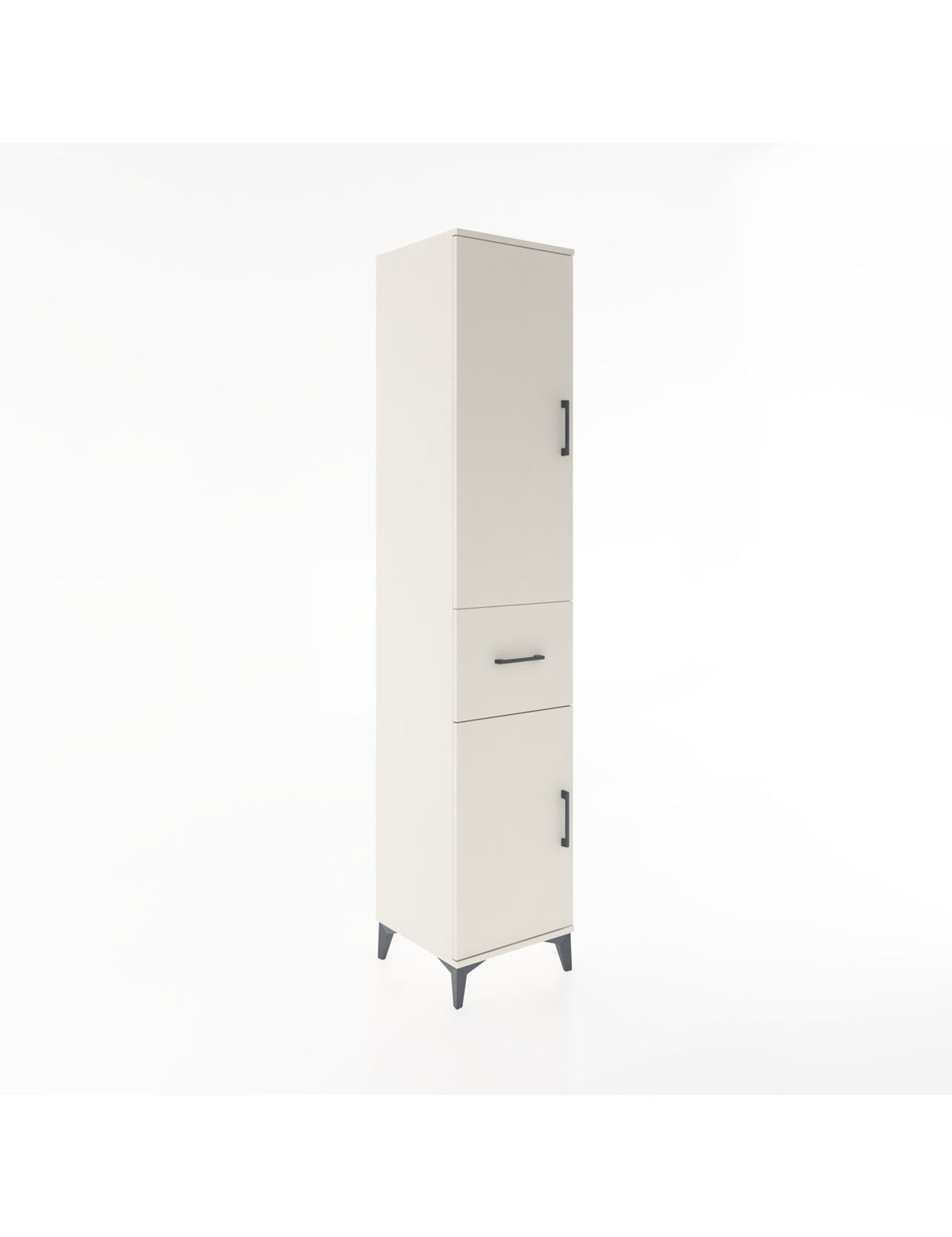 Hyperion Dolap 3 Raflı Tek Çekmeceli Tek Askılı 44x44x221 Aytaşı-Aytaşı